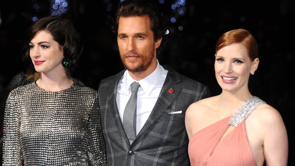 Anne Hathaway, Matthew McConaughey and Jessica Chastain