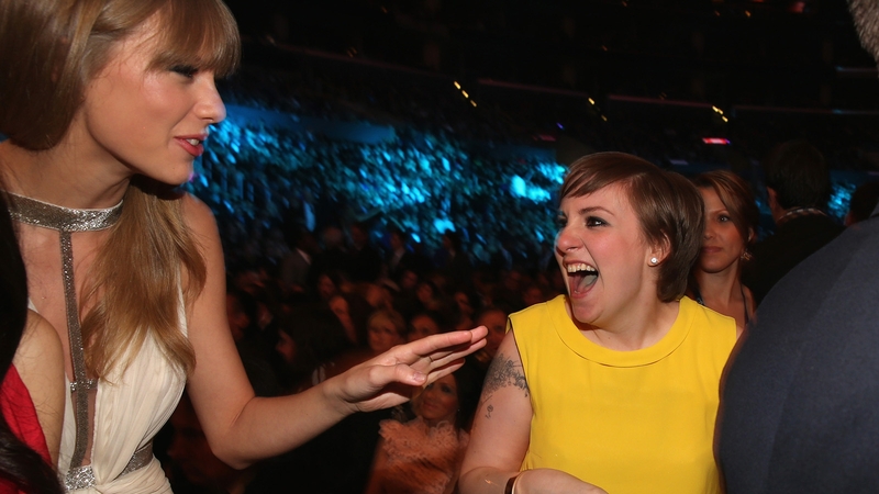 Close friends Taylor Swift and Lena Dunham