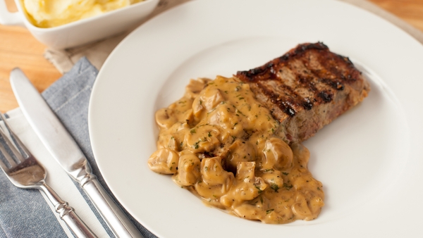 Neven Maguire's Sirloin Steak with Peppered Whiske