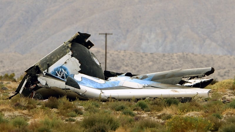 Virgin Galactic's SpaceShipTwo rocket came down in the Mojave Desert in California