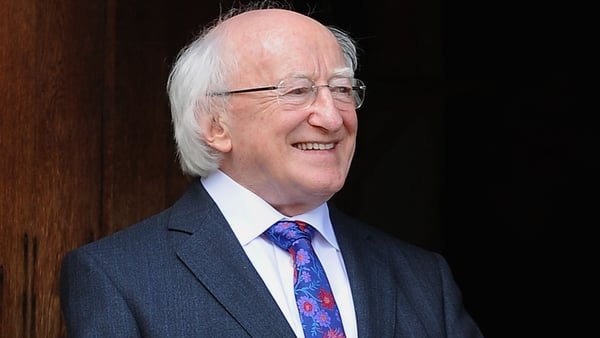 In his address President Higgins describes his State Visit to the UK as 'an immense privilege and pleasure'