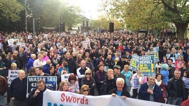 Organisers said there were 4,000 people in Swords (Pic: Rory James O'Neill)