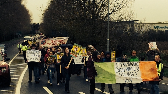 There was a sizeable crowd in Carrick-on-Shannon, Co Leitrim