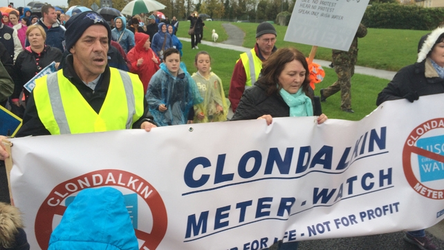 Clondalkin is one of around 25 protests taking place in Dublin