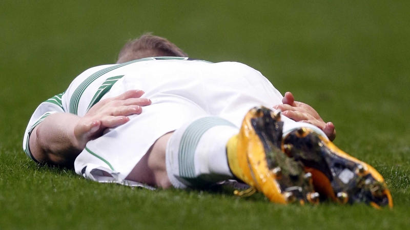 Celtic's John Guidetti celebrates his goal