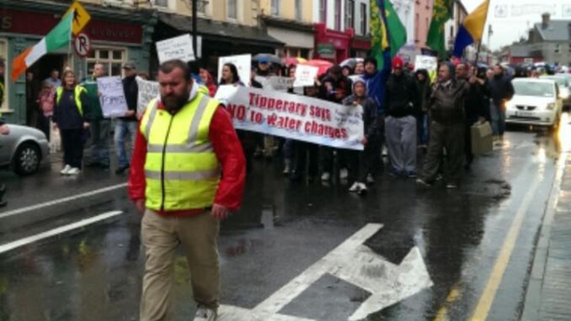 A determined crowd marched through Tipperary town (Pic: Pat Murphy)