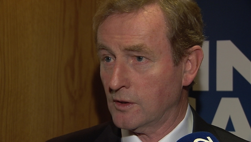 Enda Kenny was speaking at the Fine Gael Presidential Dinner