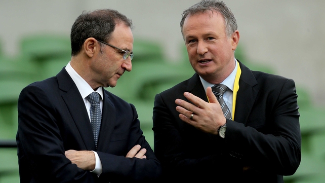 "No, I'll manage and you can be my assistant," said O'Neill to O'Neill, as the two Ireland managers, perhaps, discussed the merits of an All-Ireland football team