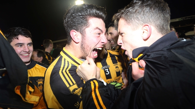 ... before St Eunan's players celebrate at the final whistle
