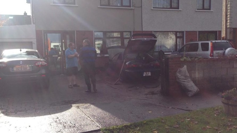 The Lawlor family in Clondalkin are cleaning up the damage caused by the burst water main