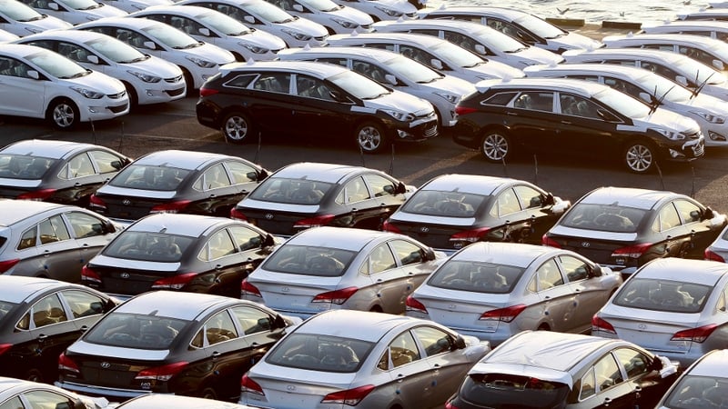 Car sales on a monthly basis were up 4.1% in March, CSO figures show