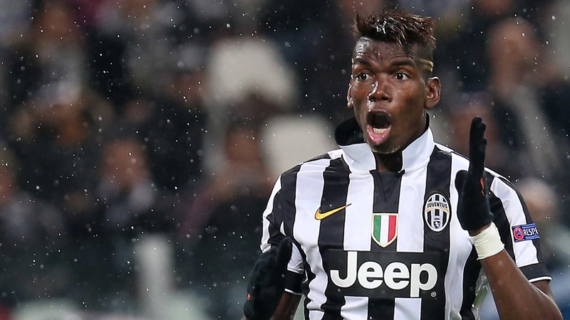 Pogba left United for Juventus in 2012 on a free transfer
