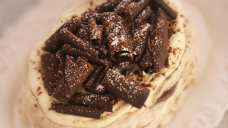 Layered Mocha Mousse Coffee Meringue: Rachel Allen