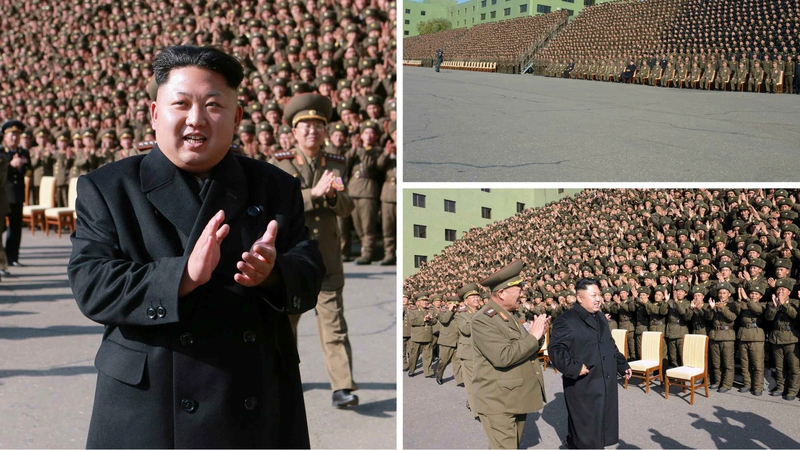 These images were released of Kim Jong-Un without a stick
