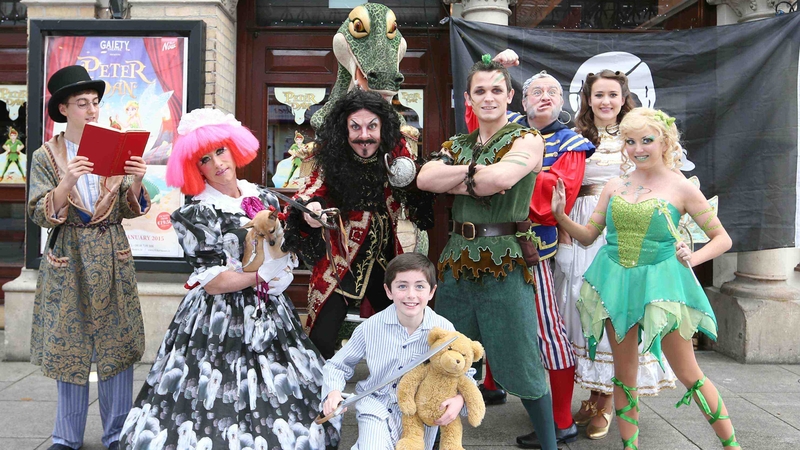 The cast of Peter Pan