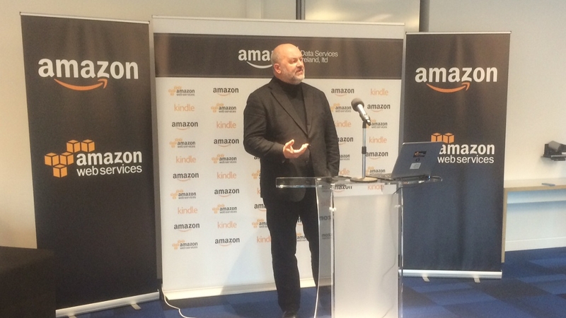 Amazon CTO Dr Werner Vogels announced the 300 jobs in Dublin this morning