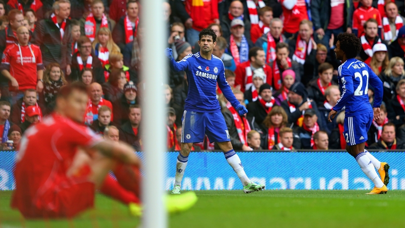 Diego Costa got Chelsea's second in the 67th minute