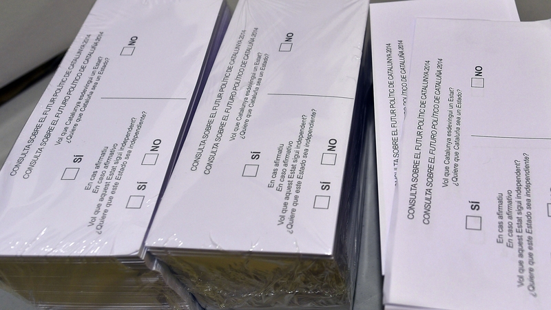The ballot papers will put two questions to voters