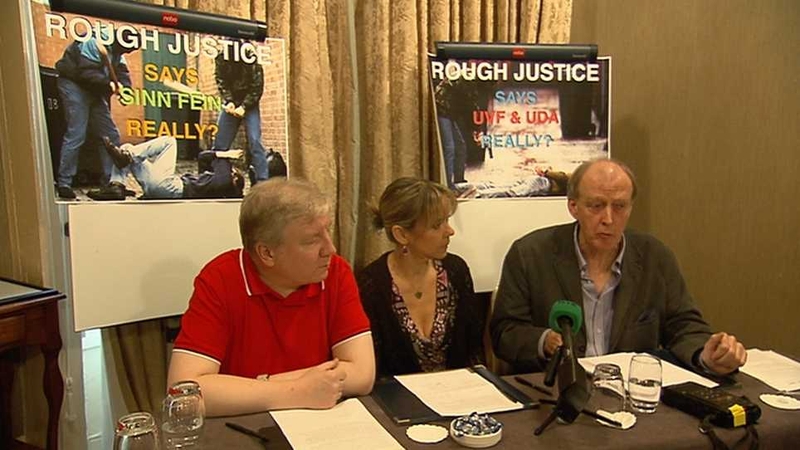 Professor Liam Kennedy, right, reviewed official statistics from the PSNI