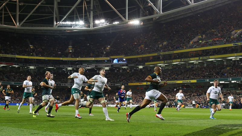 JP Pietersen scored in the 79th minute after being released by Willie Le Roux