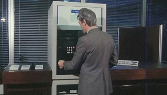 AIB Self-Service Bank Machine, 1979
