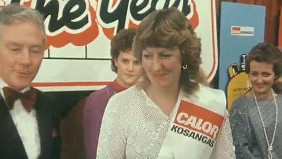 Gay Byrne and Mary Holleran