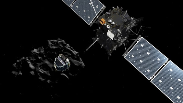 After a ten year journey, Rosetta arrived at the comet in August 2014