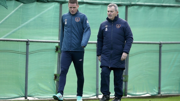 James McCarthy sits out training with team doctor Alan Byrne