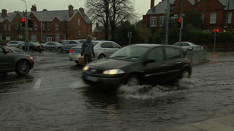 Heavy rainfall is expected overnight in several parts of the country