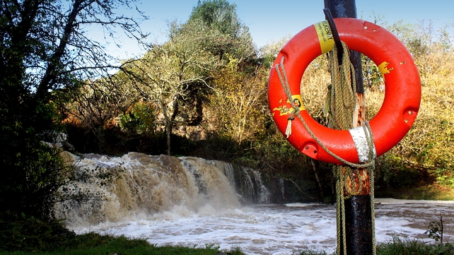 Rushing water at Poulanassy, Mullinavat in Co Kilkenny (Pic: John Ryan)