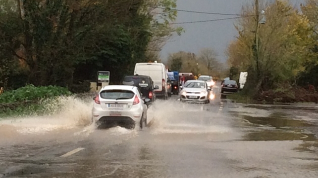 Flooding at Cappoquin, Dungarvan this morning