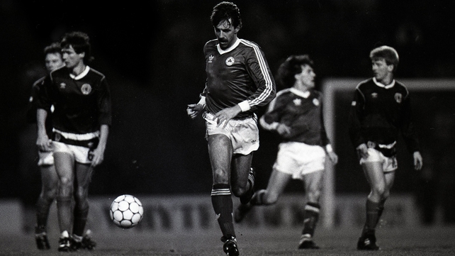 Mark Lawrenson breaks away