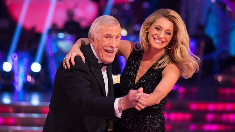 Bruce Forsyth with Strictly co-host Tess Daly