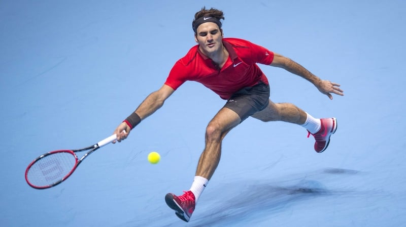 Rodger Federer saved four match points at the O2