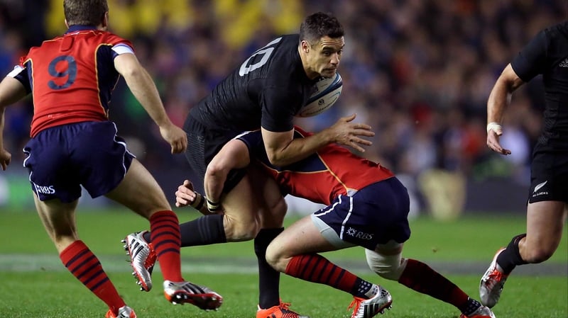 Dan Carter has been out with a broken leg