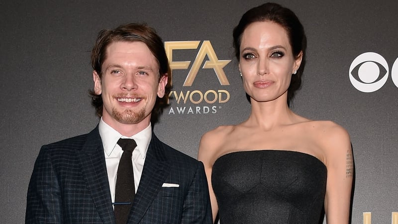 Jack O'Connell and Angelina Jolie