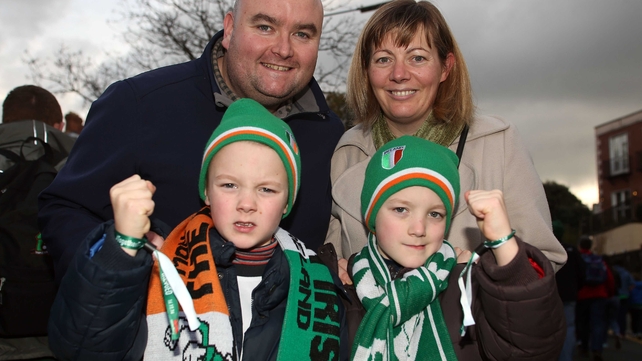 ...as are the Mulcahey family from Limerick