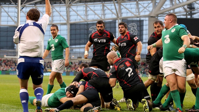 Then Richardt Strauss barged over...