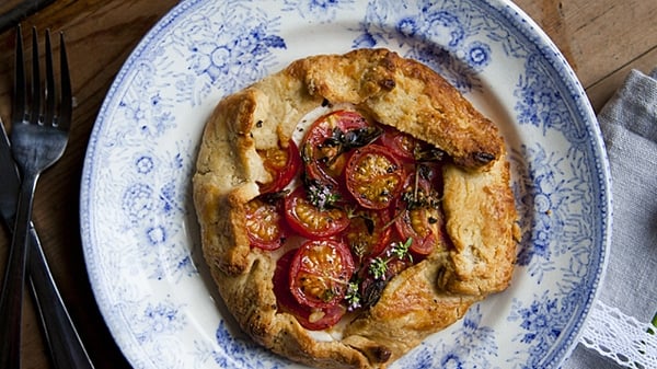 Tomato, Ricotta and Thyme Tartlets with Summer Sal