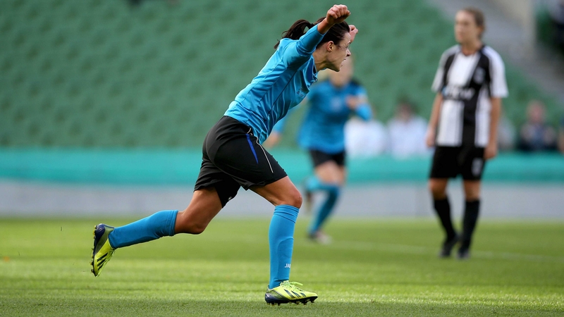 Aine O’Gorman scored a hat-trick inside 24 minutes for UCD Waves