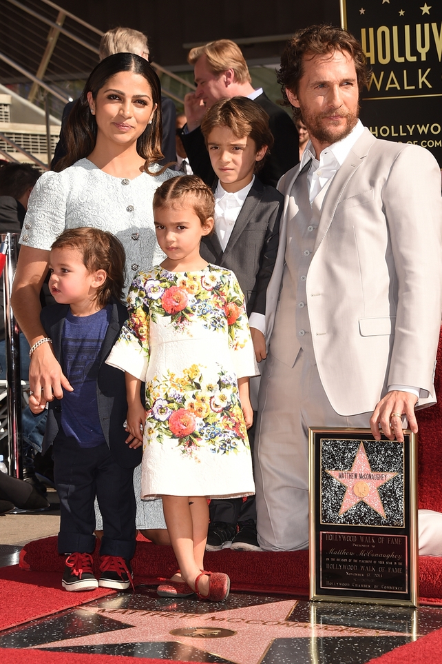 Matthew McConaughey received a star on the Hollywood Walk of Fame