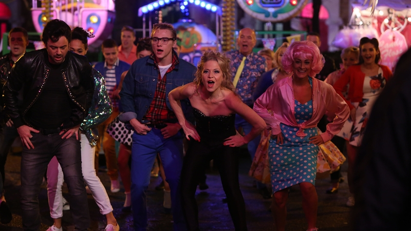The stars of the soap performed as Grease-Enders on BBC One last Friday night, November 14