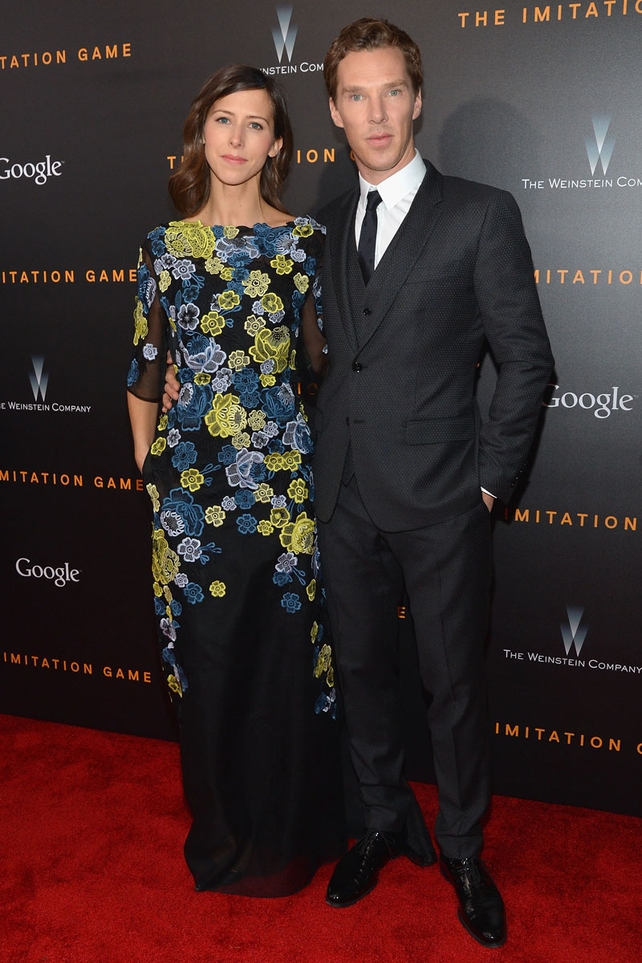 Newly engaged Sophie Hunter and Benedict Cumberbatch made their first red carpet appearance together