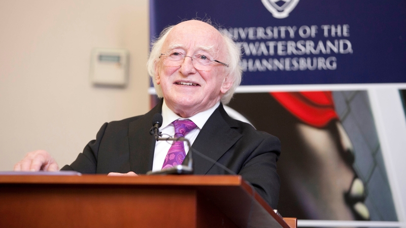 President Higgins said the Direct Provision system does not answer the rights of asylum seekers