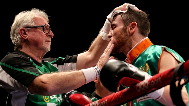 Matthew Macklin just before his fight with Jorge Sebastien Heiland on Saturday