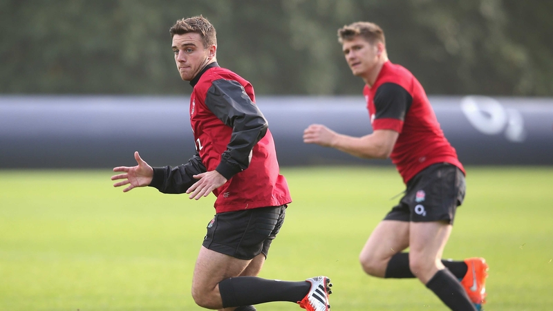 George Ford and Owen Farrell will start in midfield for England