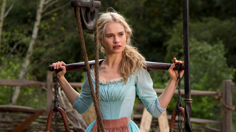 Lily James as Cinderella