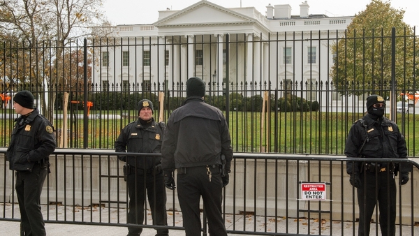 An Iowa man is being held after driving to White House with a gun, ammunition and a knife in his car