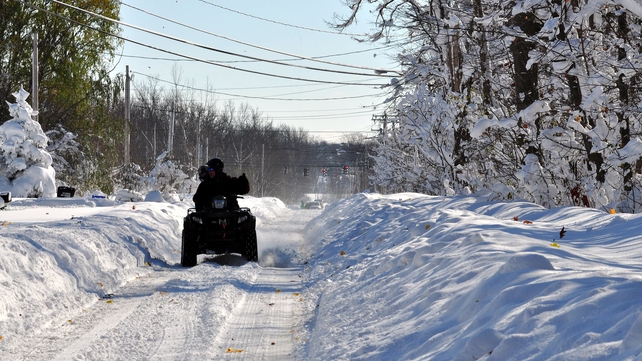 The unseasonally cold weather is gripping the eastern third of the United States