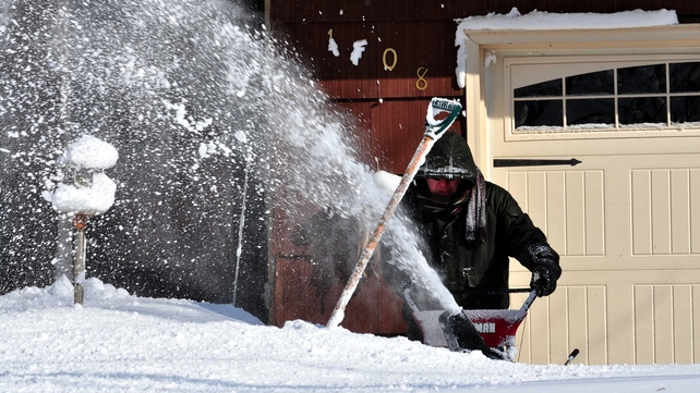 Up to a year's worth of snow has fallen in the past three days